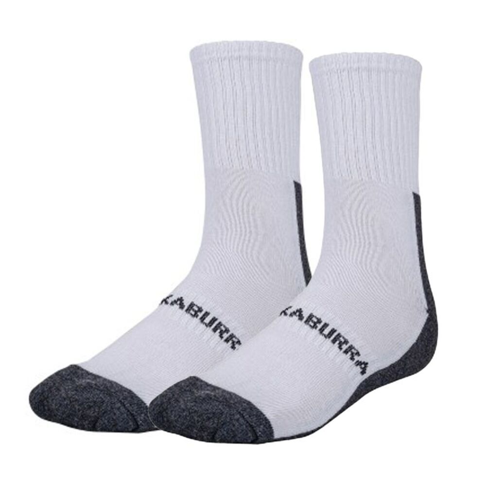 Kookaburra Mens AirFlex Socks (Pack of 2) / White/Black
